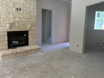 Stone Fireplace